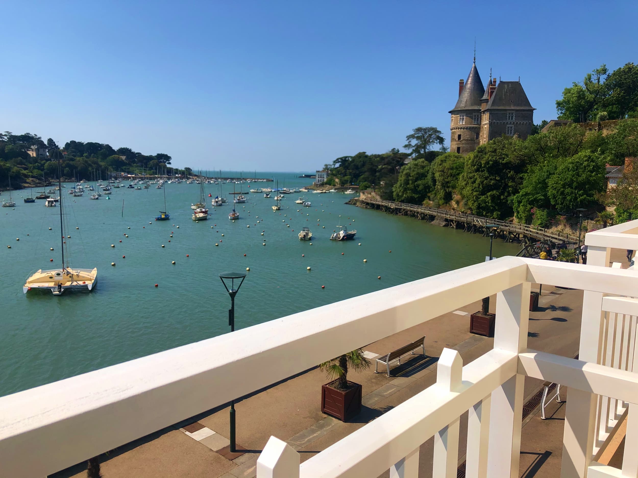 The view from Hôtel Beau Soleil